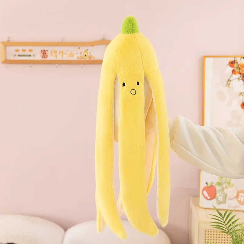 Cute Banana Peel Plush Toy | Funny Slipping Banana Stuffed Animal — image 7