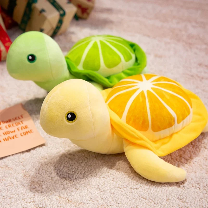 Citrus Turtle Plush Toy - Soft Lemon & Lime Animal Doll, 10-14" | 25-35 cm — image 5