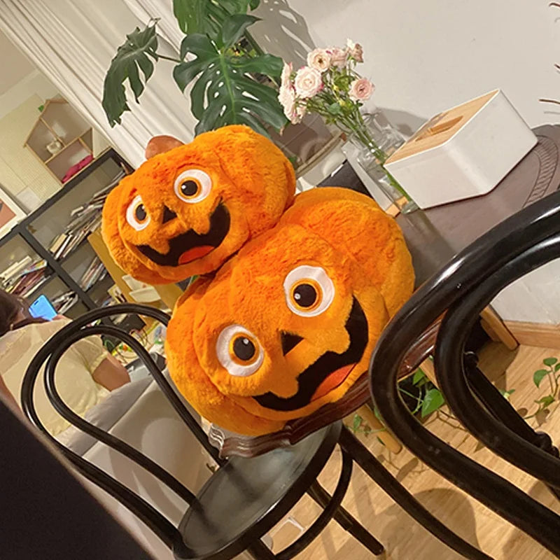 Halloween Jack-O-Lantern Plush Toy - Cute Pumpkin Doll, 10-14" | 25-35 cm — image 5