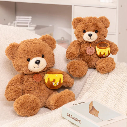 Honey Pot Teddy Bear Plush Toy, 9-12" | 22-30 cm — image 1
