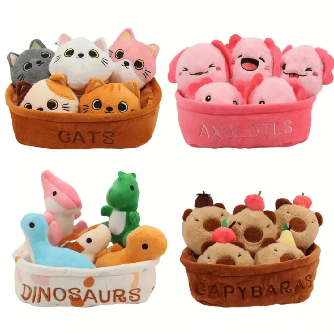 Strawberry Basket Plushie, 8" | 20 cm — image 4