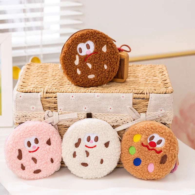 Cookie Plush Pillow & Coin Purse | Soft Biscuit Decor, 4–16" | 11–40 cm — image 2