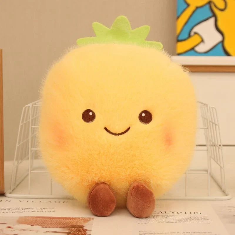 Soft Fruit Plush Toy Set | Pineapple, Strawberry & Watermelon, 22 cm — image 7