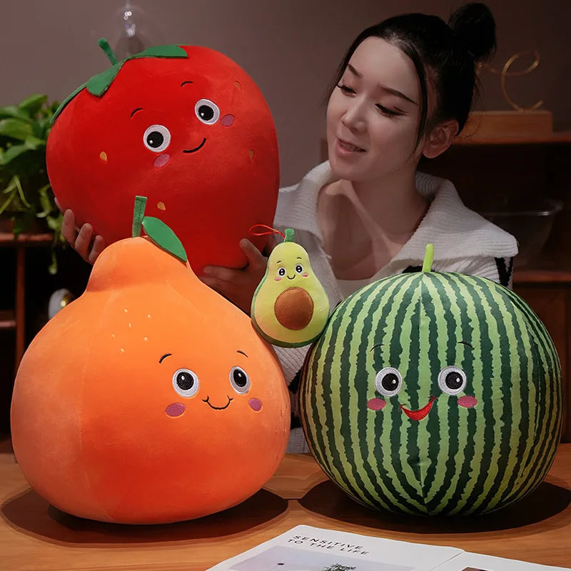 Simulation Fruit Plushies – Apple, Watermelon & More, 4-12" | 10-30 cm — image 2