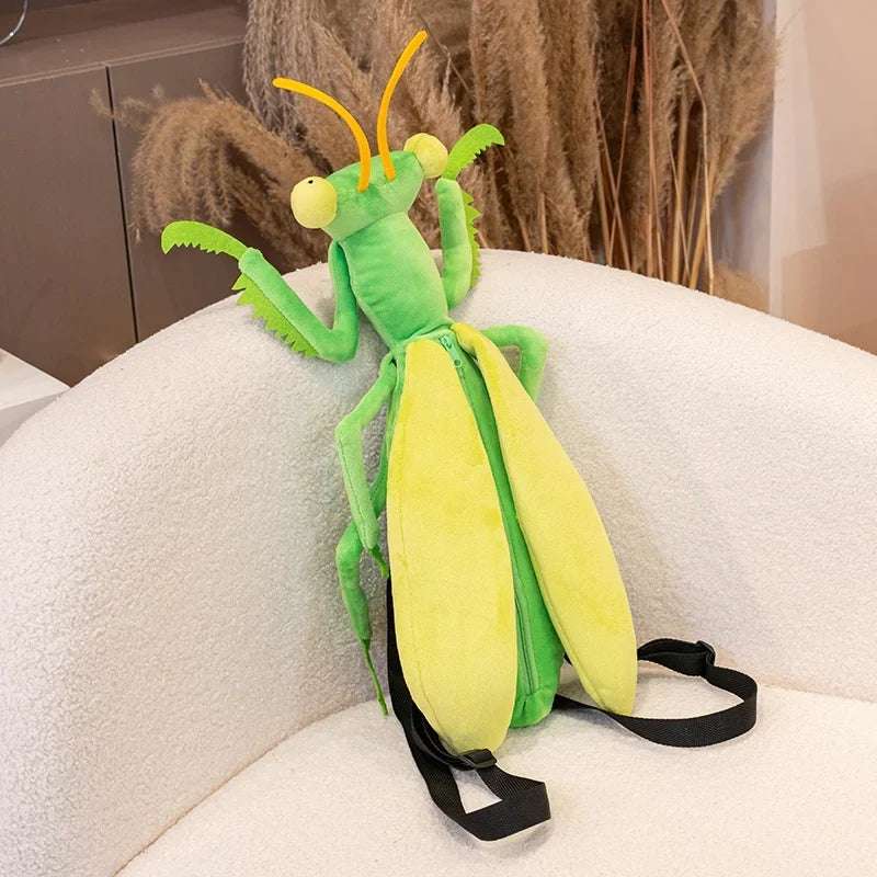 Praying Mantis and Mystic Dragonfly Plush Backpack — image 22