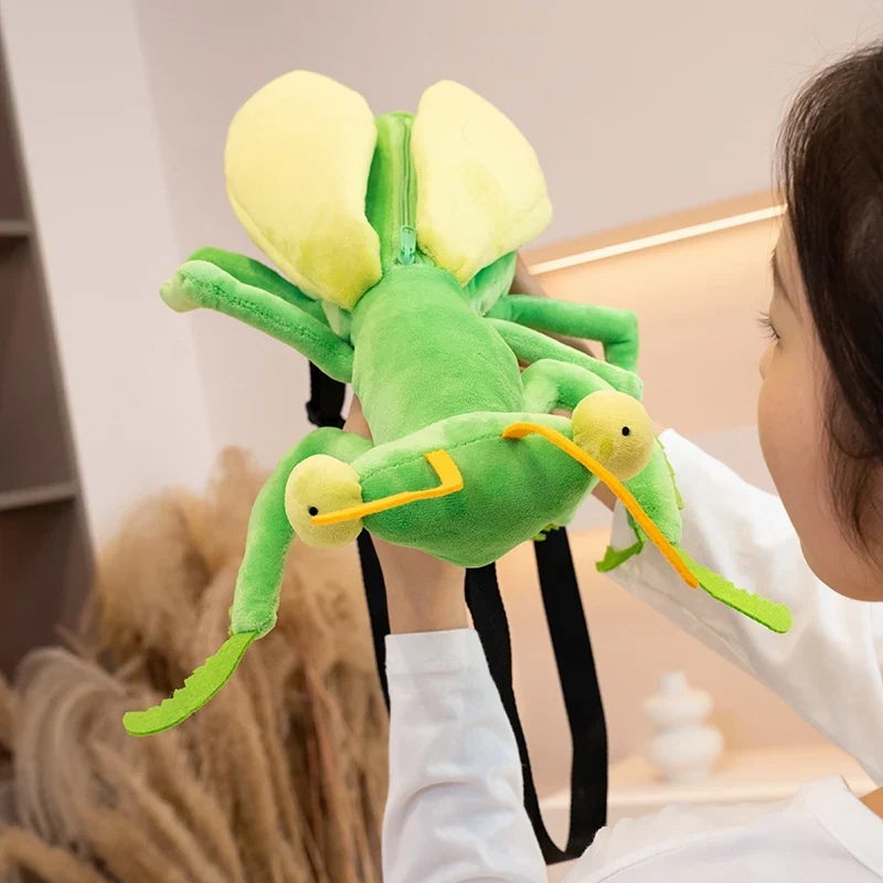 Praying Mantis and Mystic Dragonfly Plush Backpack — image 20