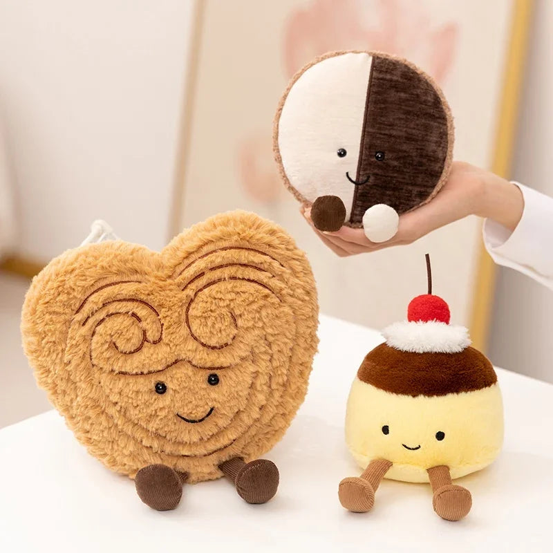 Afternoon Tea Dessert Cookie Plushies | Pudding, Cake & Biscuit Stuffed Dolls — image 2