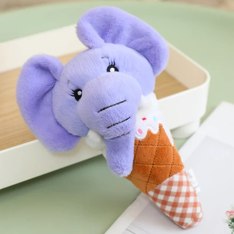 Ice Cream Cone Plush Toy - Soft Animal Cone Doll, 7" | 18 cm — image 11