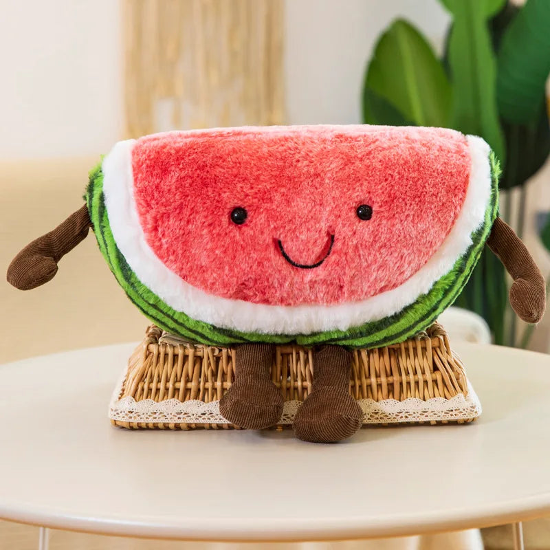 Cartoon Watermelon/Cherry Wedge Plush Toy, 20-24" | 50-60 cm — image 5