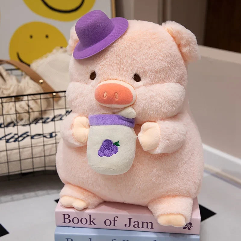 Milk Tea Pig Plush Toy - Soft Pig in Cup Pillow, 14-18" | 35-45 cm — image 8