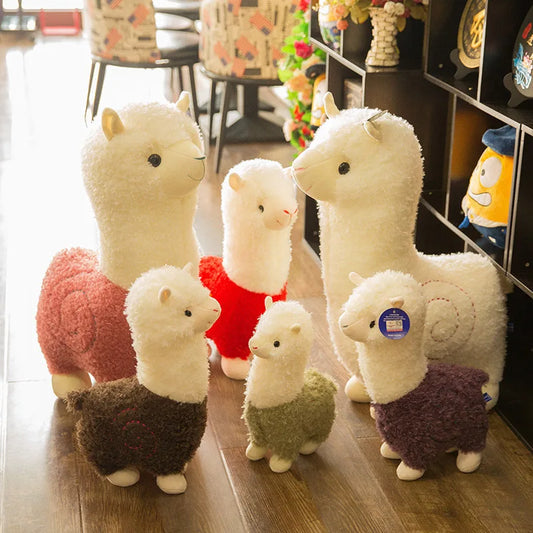 Adorable Alpaca Stuffed Animal, Six Colors, 10-31" | 25-80 cm — image 1