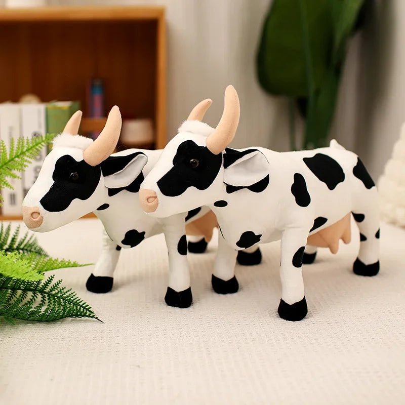 Standing Cow Plush | Poseable Farm Animal Doll, 15" | 38 cm — image 6