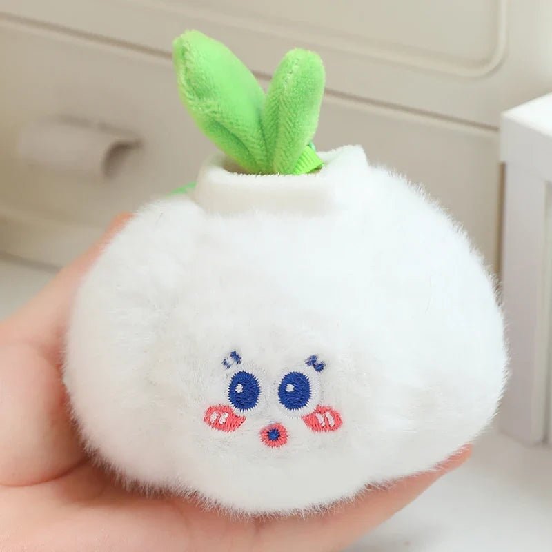 Simulation Fruits & Vegetables Plush Pendant Set | 18 Styles, 9 cm Each — image 14