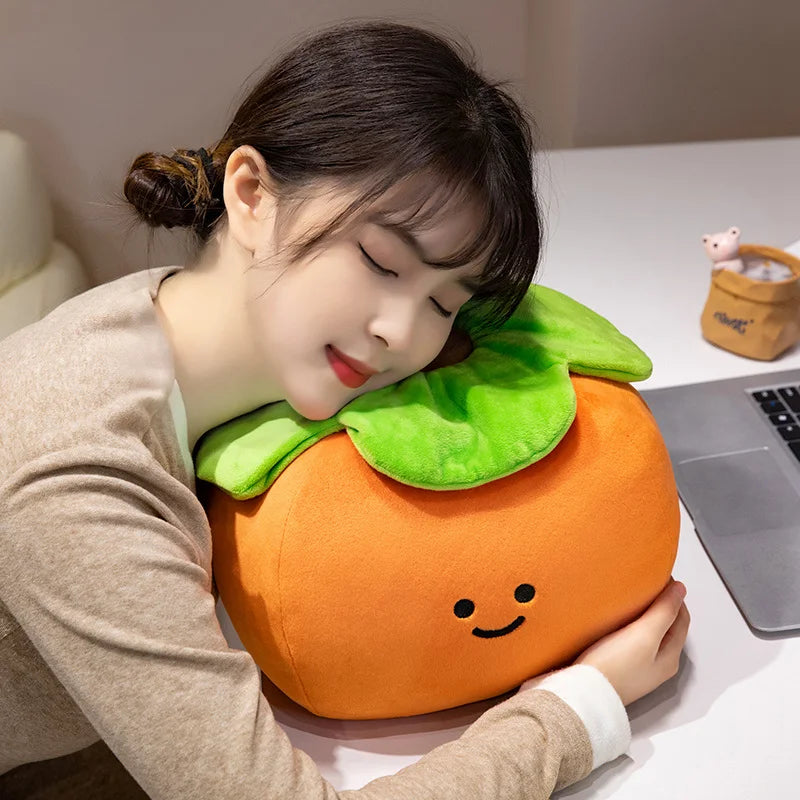Smiling Fruit Plushies – Tomato, Lemon, Pear, Banana & More, 4-20" | 11-50 cm — image 5