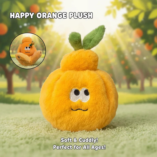 Peelable Orange Segments Plush Keychain | Lifelike Simulation Fruit Toy — image 1