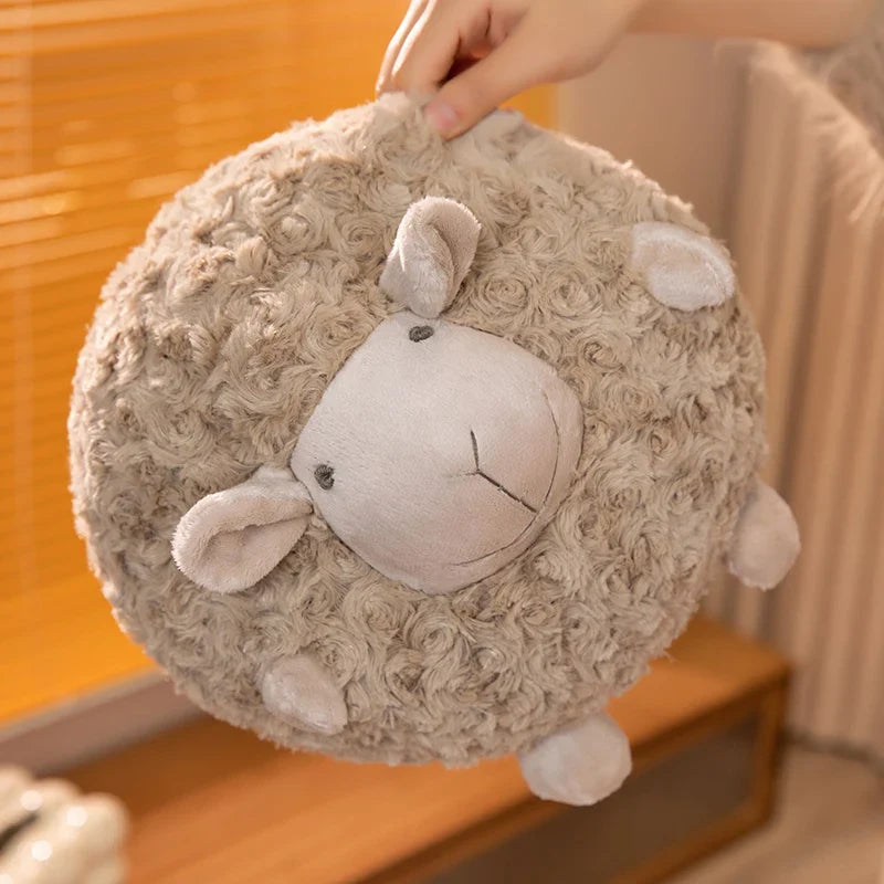Fuzzy Sheep Plush Toy, Three Colors, 11" | 28 cm — image 7