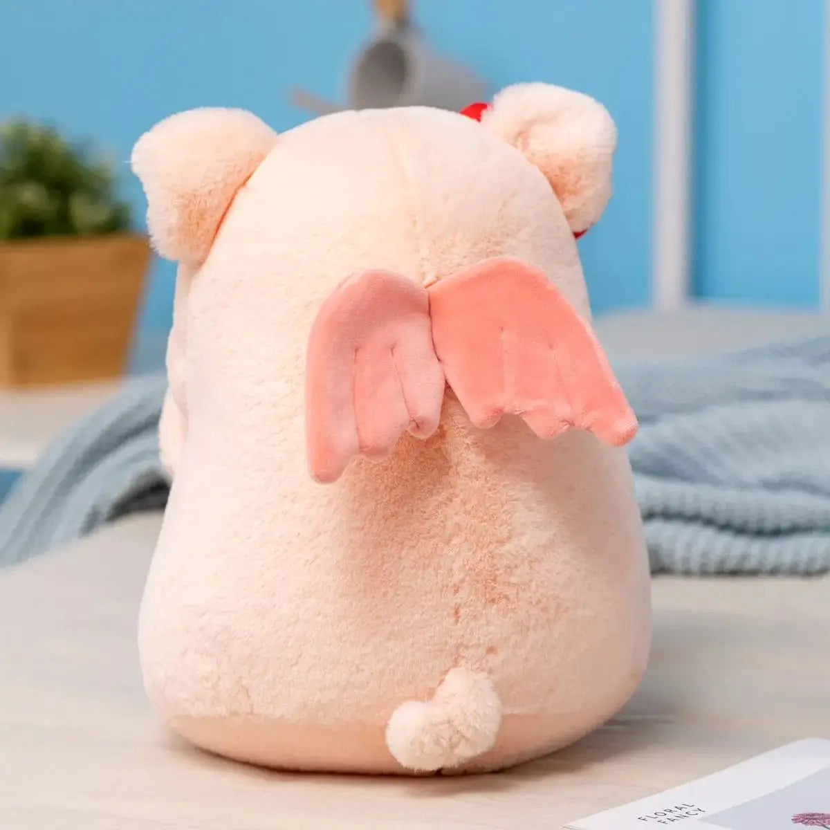 Pig Plushie Holding a Valentine's Heart, 8-12" | 20-30 cm — image 4