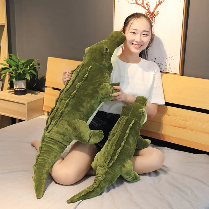 Closed-Mouth Crocodile Stuffed Animal, 3-3.9' | 90-120 cm — image 2