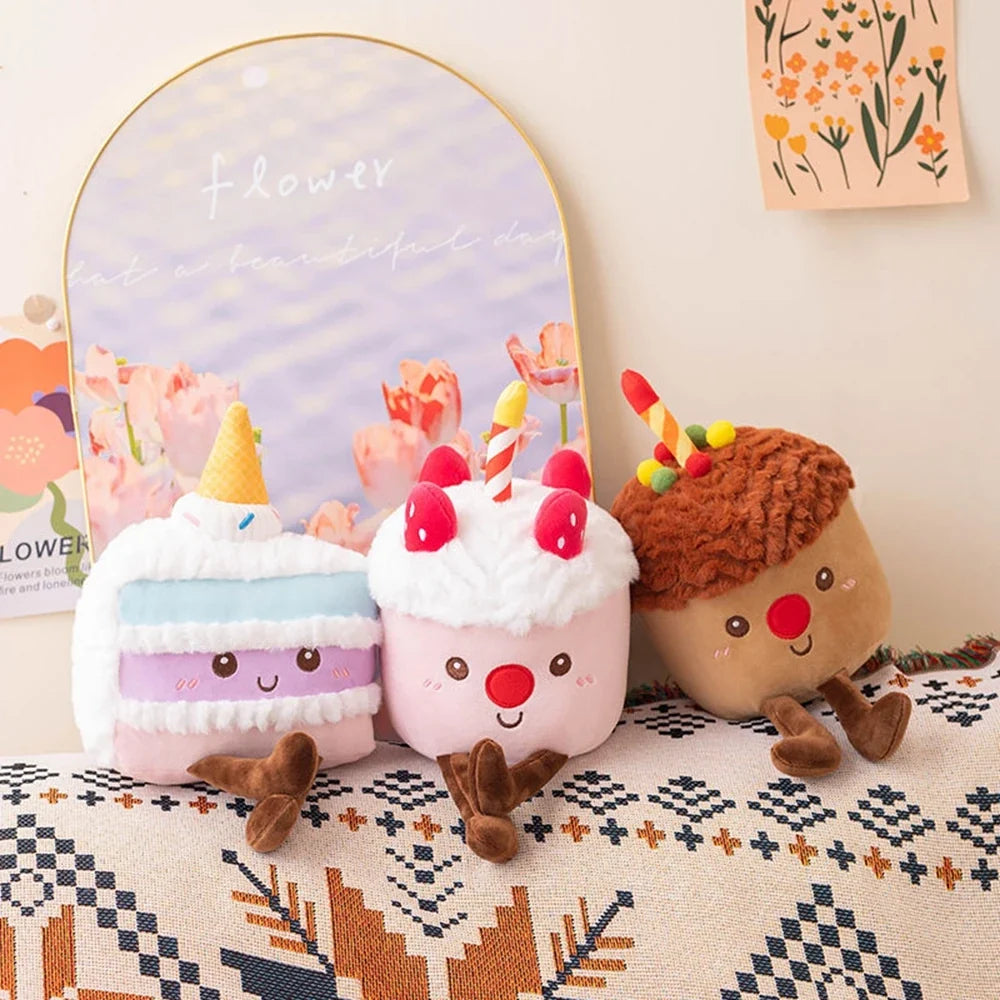 Birthday Cake/Cupcake Plushie – Three Styles — image 2