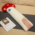 Mushroom House Plush Pillow - Soft Stuffed Cushion, 37-47" | 95-120 cm — image 8
