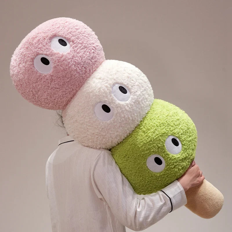 Dango Cat Plush Pillow - Soft Hanami Dumpling, 20-39" | 50-100 cm — image 1