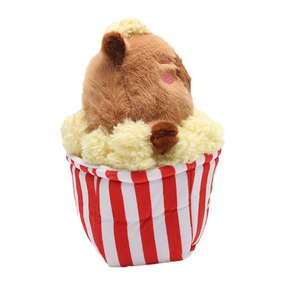Puffed Rice Capybara Plush Toy | Cute Snack-Themed Stuffed Animal — image 6
