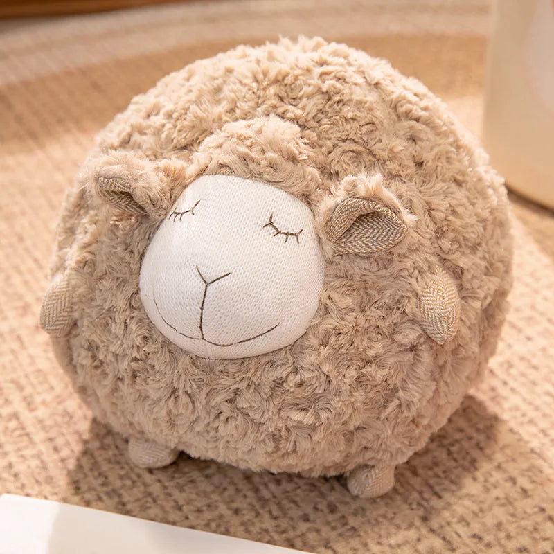 Fuzzy Sheep Plush Toy, Three Colors, 11" | 28 cm — image 12