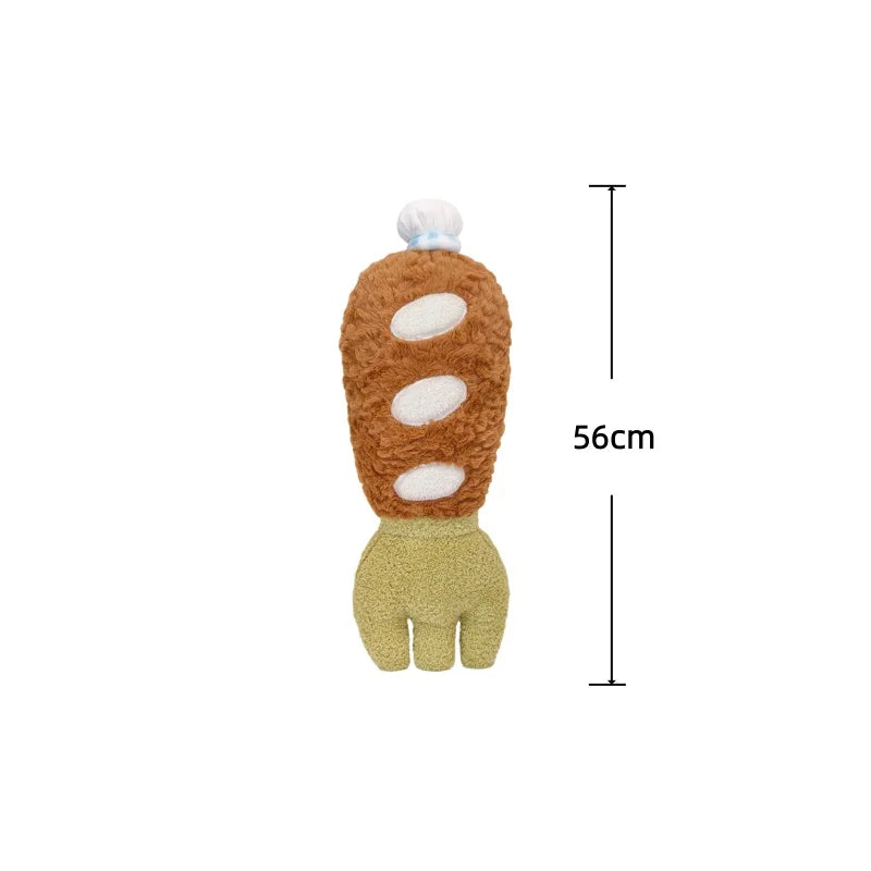 Fried Shrimp Fork Plush Pillow - Long Soft Snack, 22-39" | 56-100 cm — image 11