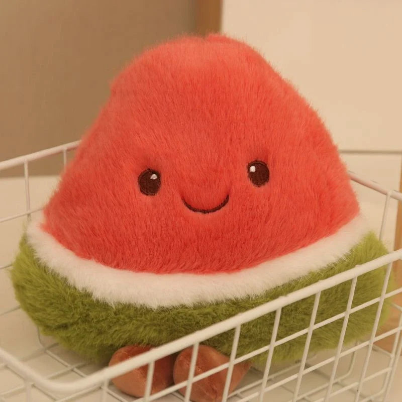 Soft Fruit Plush Toy Set | Pineapple, Strawberry & Watermelon, 22 cm — image 3