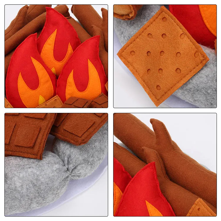 Plushie S'mores Campfire Play Set, 16" | 40 cm — image 3