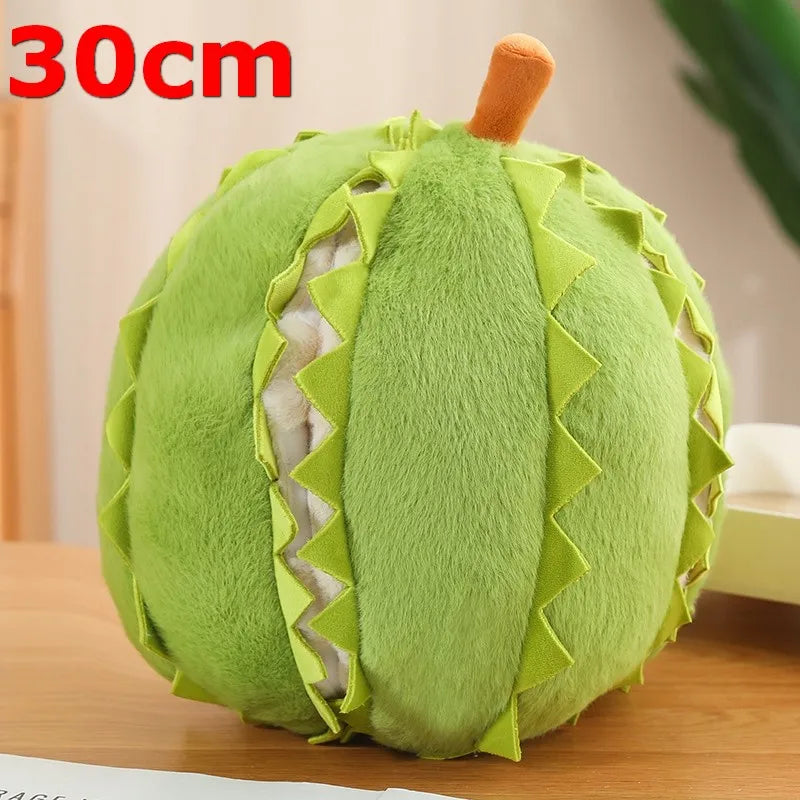 Tearable Durian Plushie | Detachable Stress-Relief Stuffed Fruit Toy — image 11