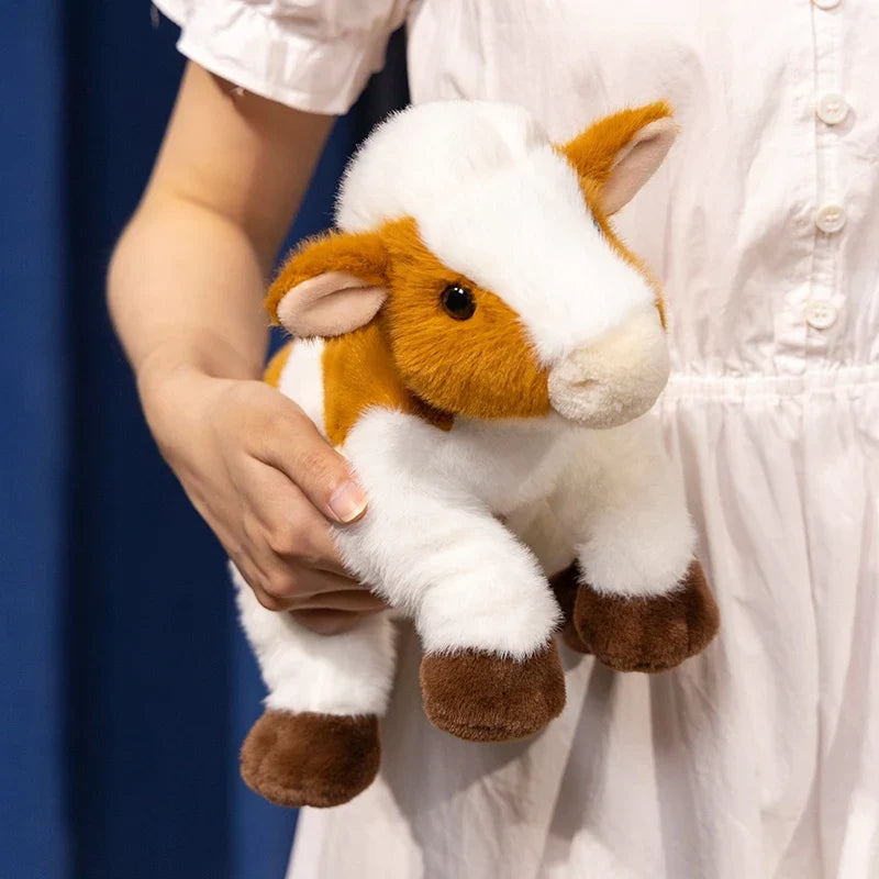 Cow & Bull Plush | Soft Farm Animal Doll, 9" | 22 cm — image 4
