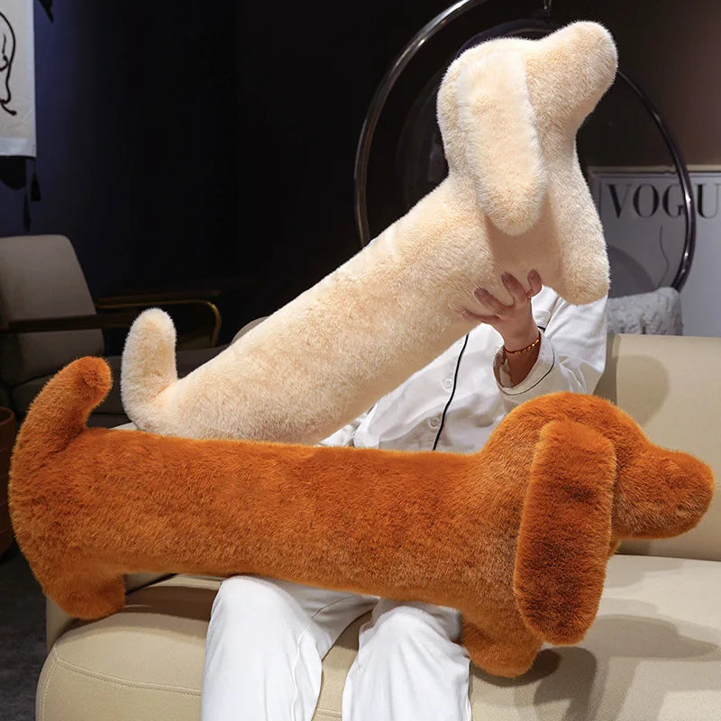 Long Snuggle Dachshund Sausage Dog Plushie — image 9