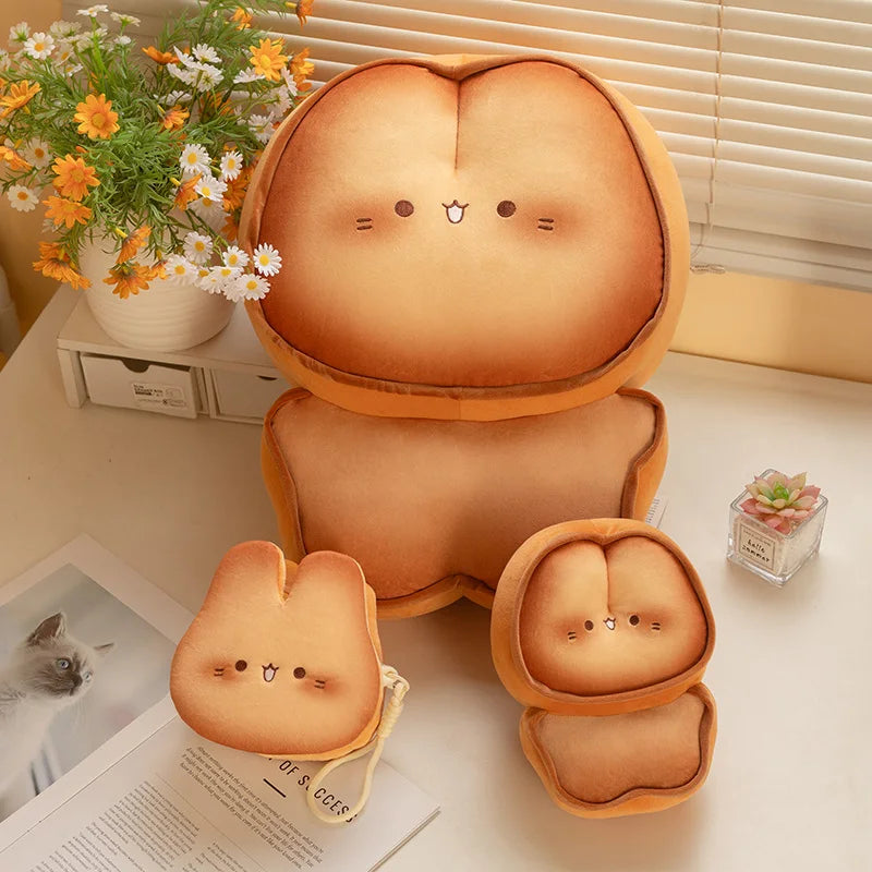 Cookie Bunny Plush Toy - Soft Biscuit Rabbit Pillow, 6-18" | 15-45 cm — image 5