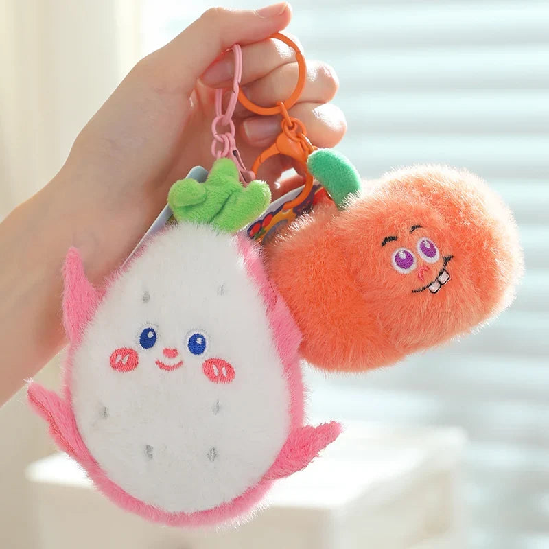 Simulation Fruits & Vegetables Plush Pendant Set | 18 Styles, 9 cm Each — image 6