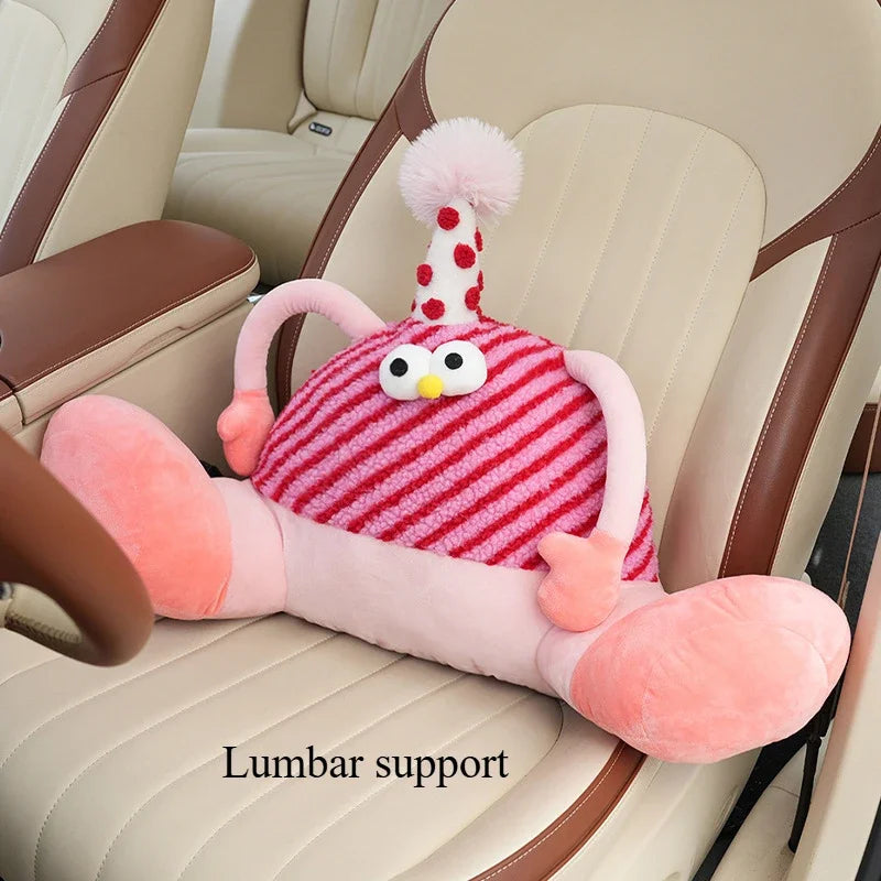 Birthday Waffle Cushion Plushie for Head/Lumbar Support, 14-20" | 35-50 cm — image 9