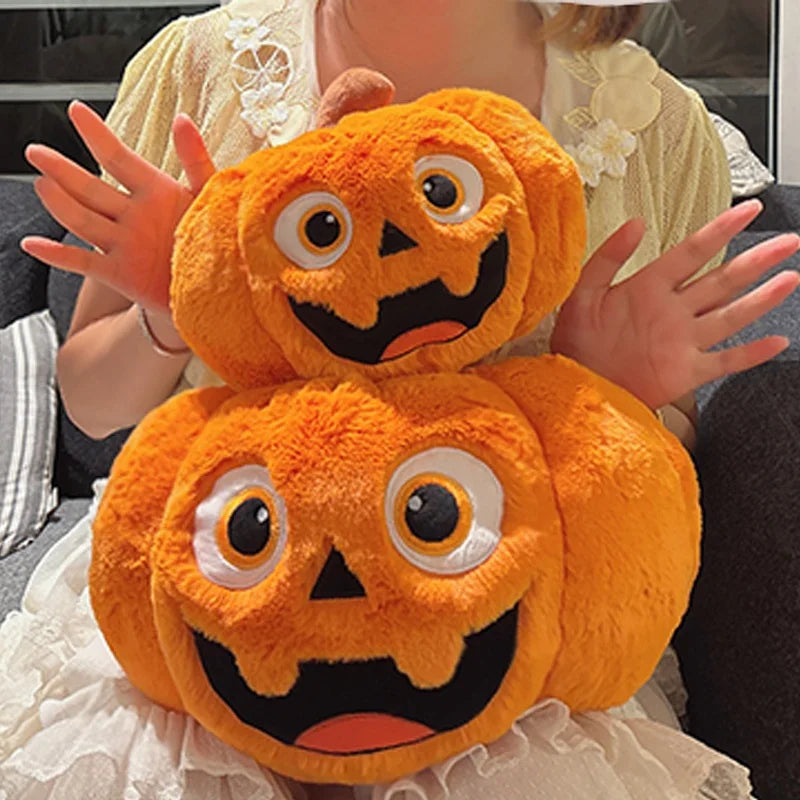 Halloween Jack-O-Lantern Plush Toy - Cute Pumpkin Doll, 10-14" | 25-35 cm — image 3