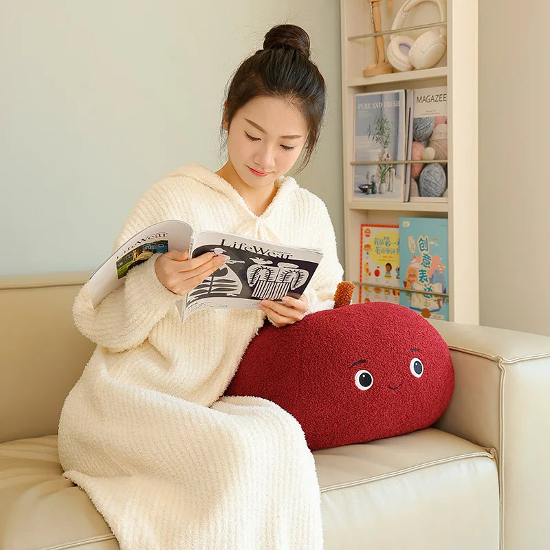 Apple Plush Stuffed Toy - Big Soft Fruit Cushion, 10-18" | 25-45 cm — image 4