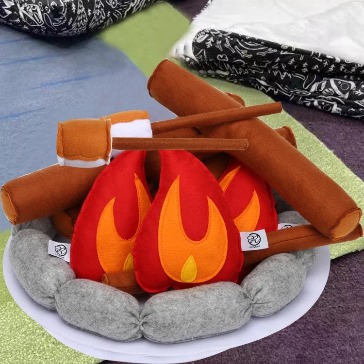 Plushie S'mores Campfire Play Set, 16" | 40 cm — image 5
