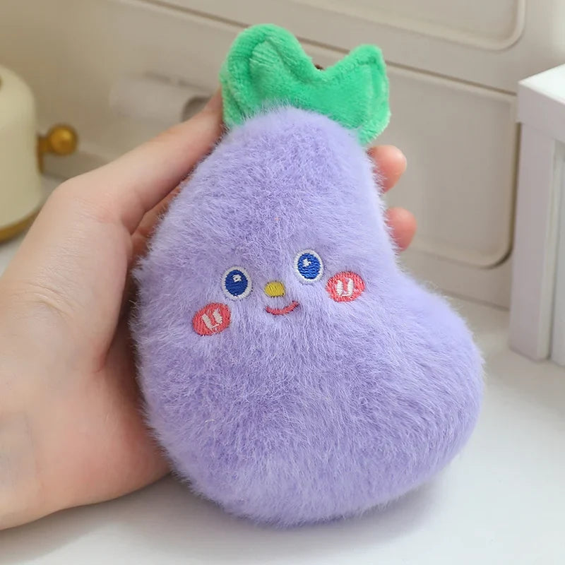 Simulation Fruits & Vegetables Plush Pendant Set | 18 Styles, 9 cm Each — image 19