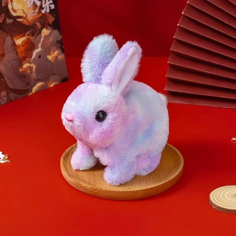 Tie-Dye Electric Bunny Plushie, 4" | 10 cm - Batteries not Included — image 7