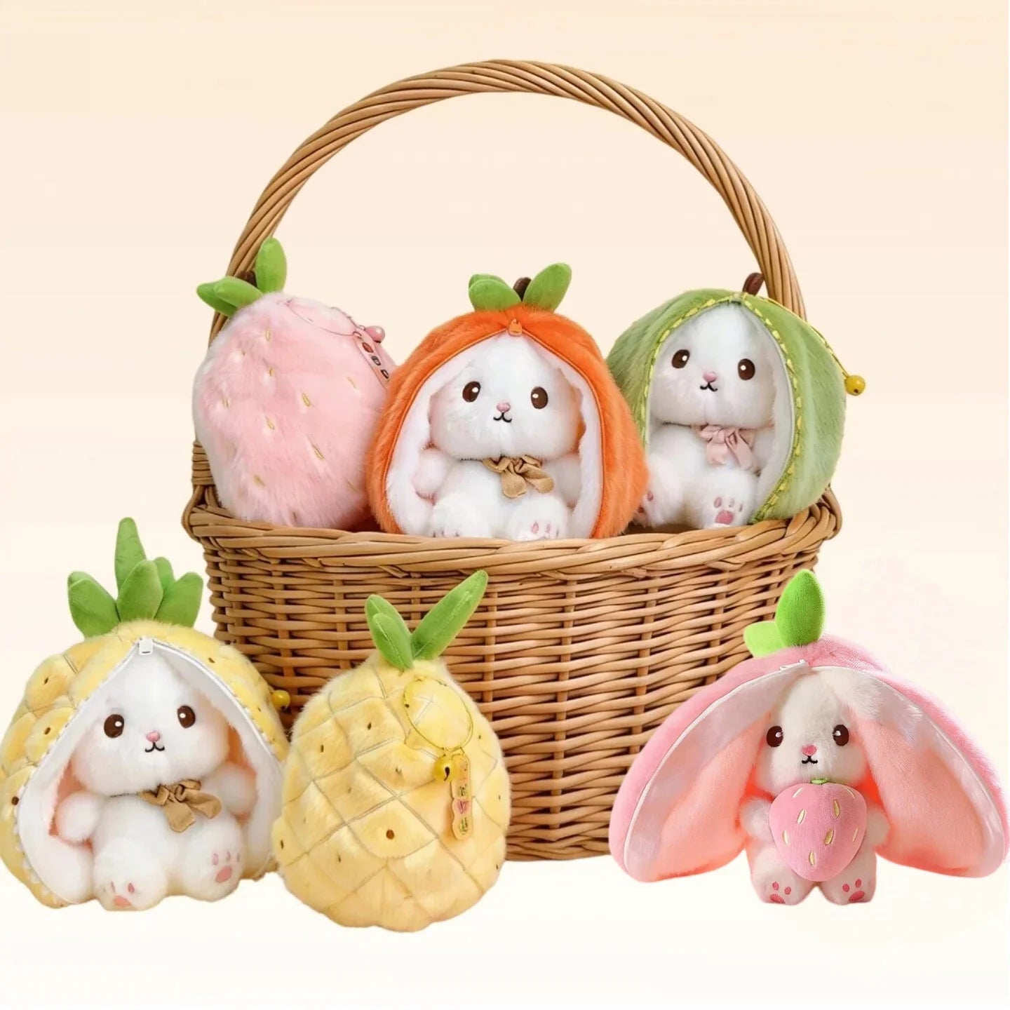 Fruit Bunny Plush Toys – 6 Styles, 5" | 13 cm — image 2