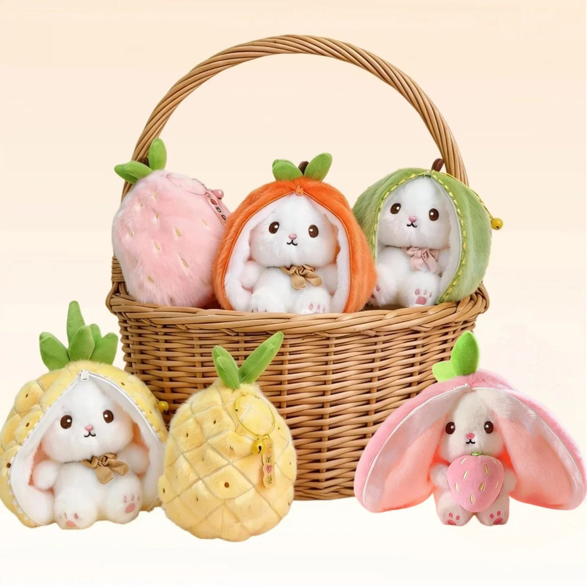 Fruit Bunny Plush Toys – 6 Styles, 5" | 13 cm — image 2