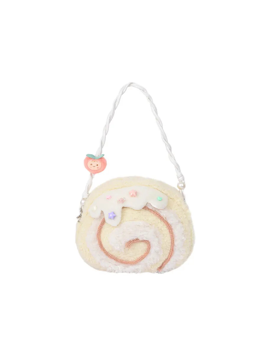 Cake Roll Plushie Shoulder Bag, 11"x9" | 28x23 cm — image 5