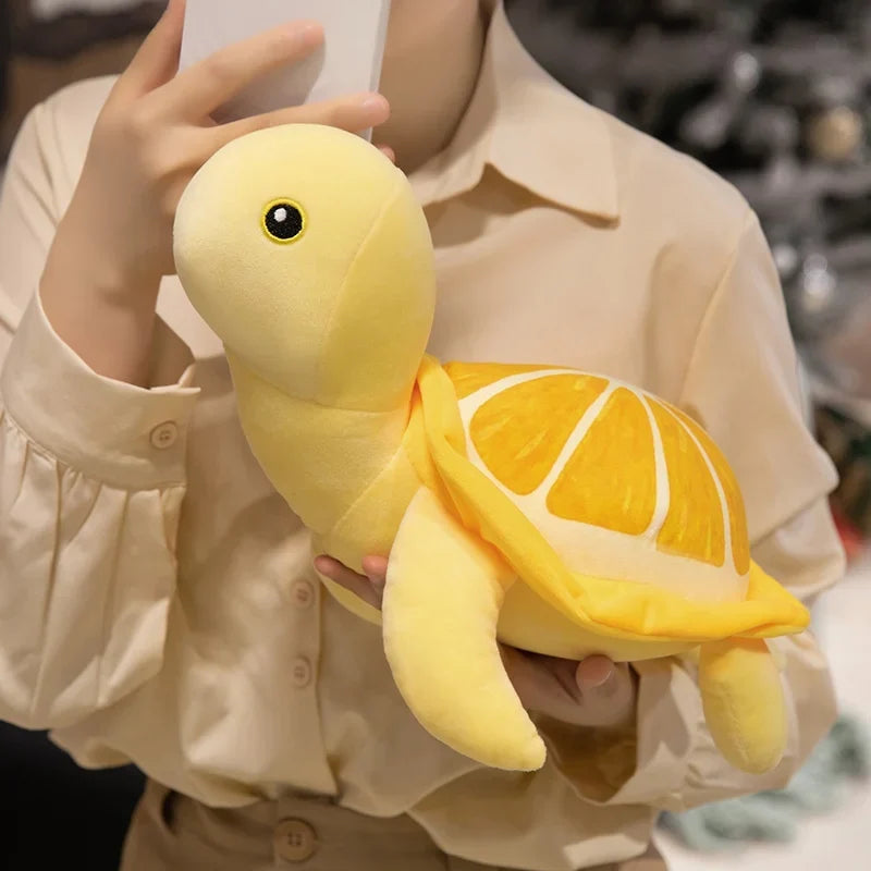 Citrus Turtle Plush Toy - Soft Lemon & Lime Animal Doll, 10-14" | 25-35 cm — image 6