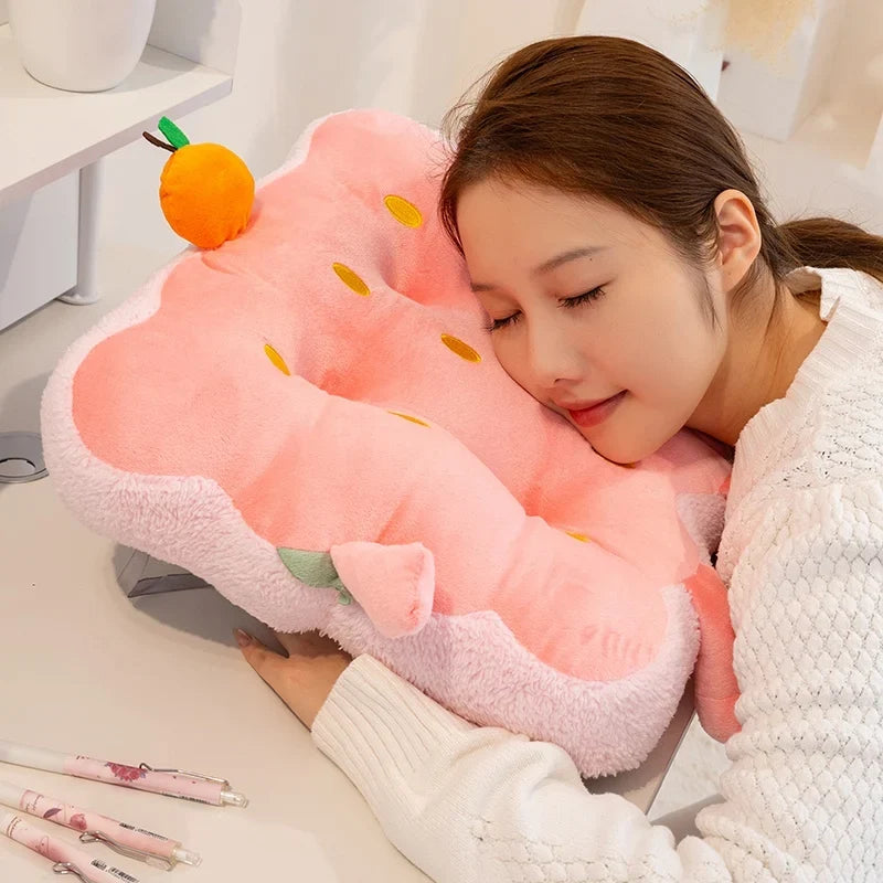Strawberry Seat Cushion - Soft Plush Chair Pad, 16" | 40 cm — image 4