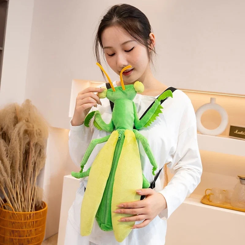 Praying Mantis and Mystic Dragonfly Plush Backpack — image 14