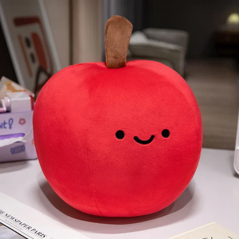Cheerful Cartoon Fruit & Veggie Plushies, Many Varieties — image 15