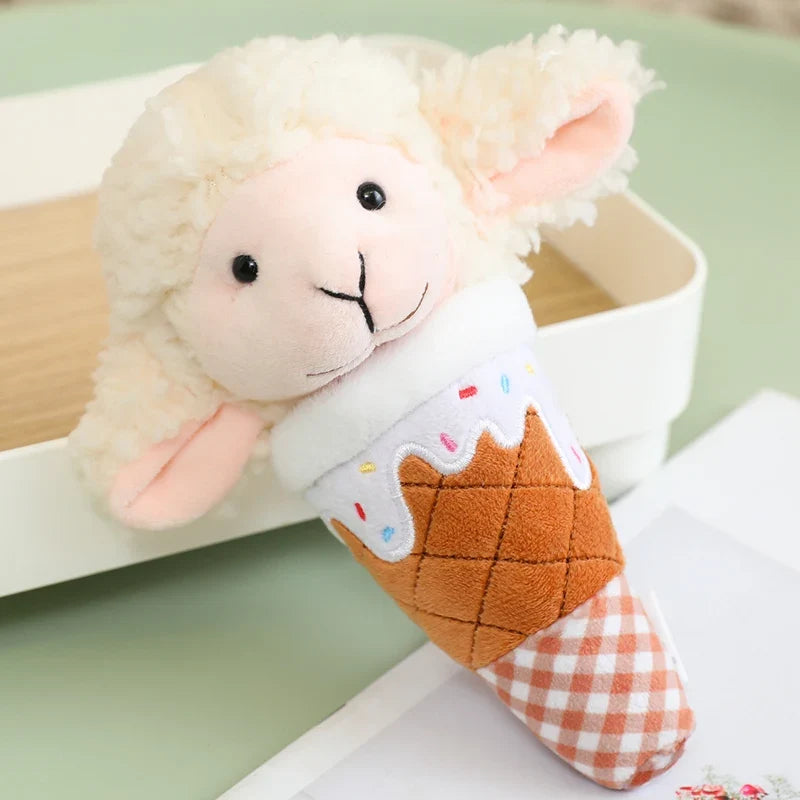 Ice Cream Cone Plush Toy - Soft Animal Cone Doll, 7" | 18 cm — image 9