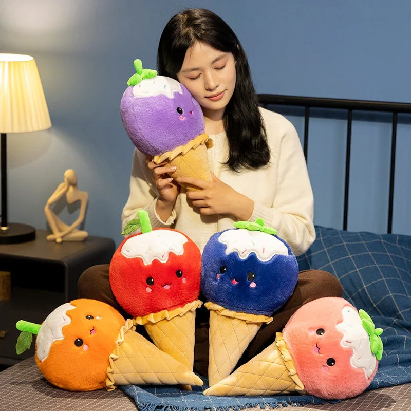 Ice Cream Cone Plushie, 16" | 40 cm — image 1